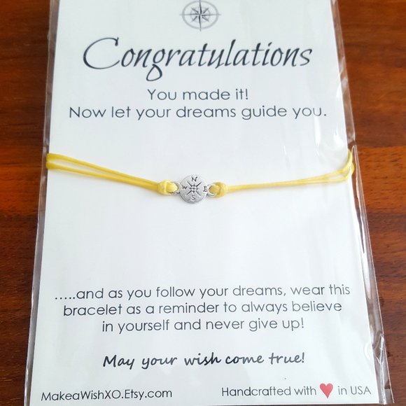 Graduation Congratulations Friendship Bracelet - Picture 1 of 6